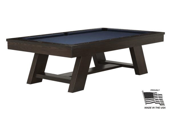 DEERFIELD 8' POOL TABLE (DARK WALNUT)