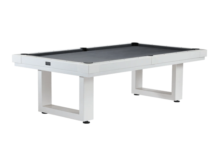 LANAI 8' OUTDOOR POOL TABLE (PEARL WHITE)